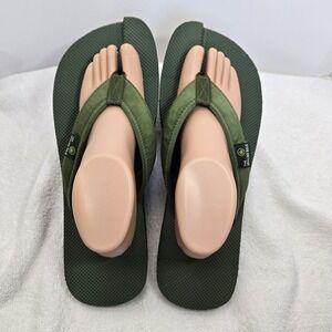 The Healing Sole Thong Flip Flop Sandals Plantar Fasciitis Mens 13 Comfort Green